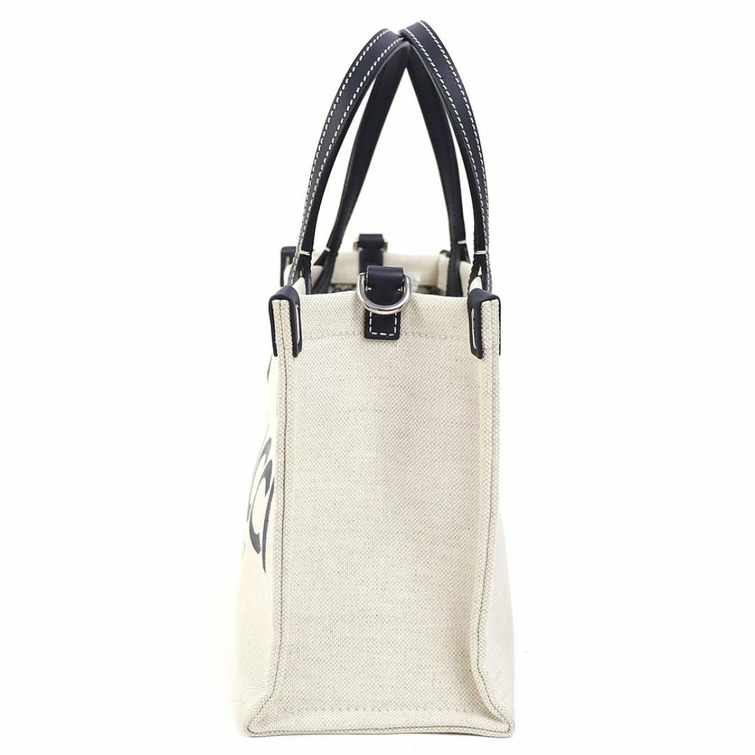 GUCCI(グッチ)の【美品】グッチ【GUCCI】日本限定 ミディアム トートバッグ コットンリネン GGスプリーム キャンバス ライニング ダークブルー ショッピングバッグ 772144 FACVW 8941 JAPAN EXCLUSIVE MEDIUM TOTE BAG【Aランク】【中古】 レディースのバッグ(トートバッグ)の商品写真