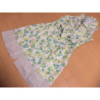 オフオン(OFUON)の未使用品♡【OFUON】花柄シャツワンピース(ひざ丈ワンピース)