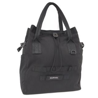 バレンシアガ(BALENCIAGA)のBALENCIAGA トートバッグ アーミー ナイロンキャンバス ブラック(トートバッグ)