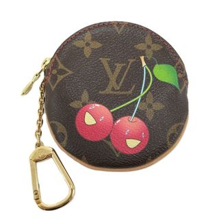 ルイヴィトン(LOUIS VUITTON)のLOUIS VUITTON ポルトモネ ロン 小銭入れ 村上隆 コラボ(コインケース)