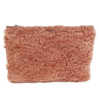 ミュウミュウ(MIU MIU)のMIUMIU クラッチバッグ ピンク ファー(クラッチバッグ)
