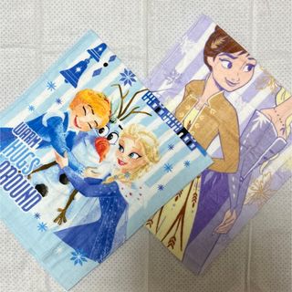 アナトユキノジョオウ(アナと雪の女王)のディズニー　プリンセス　アナと雪の女王　フェイスタオル　２枚セット　①(タオル/バス用品)