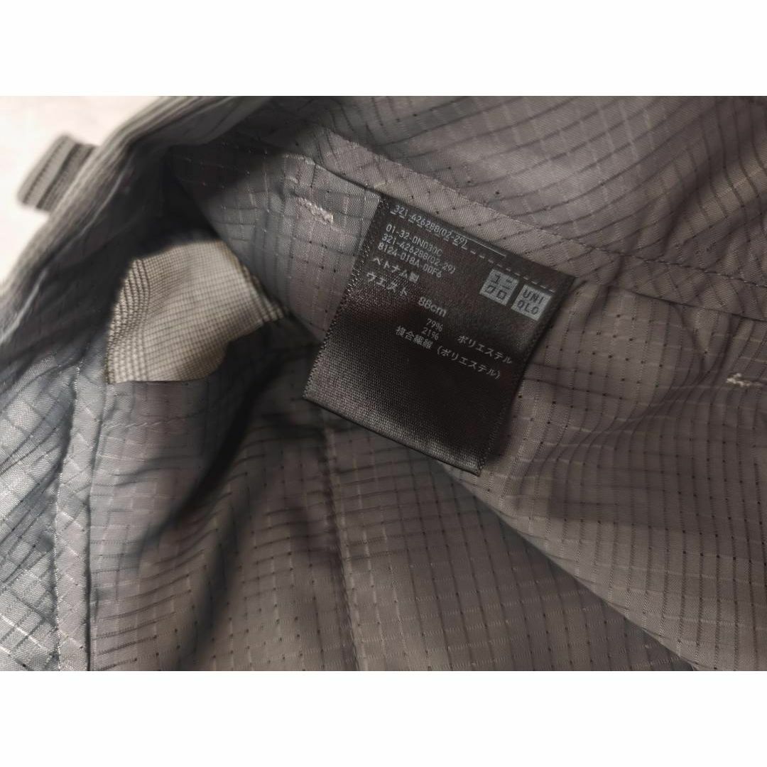 UNIQLO(ユニクロ)のユニクロ 感動パンツウルトラライト グレンチェック メンズ XL メンズのパンツ(スラックス)の商品写真