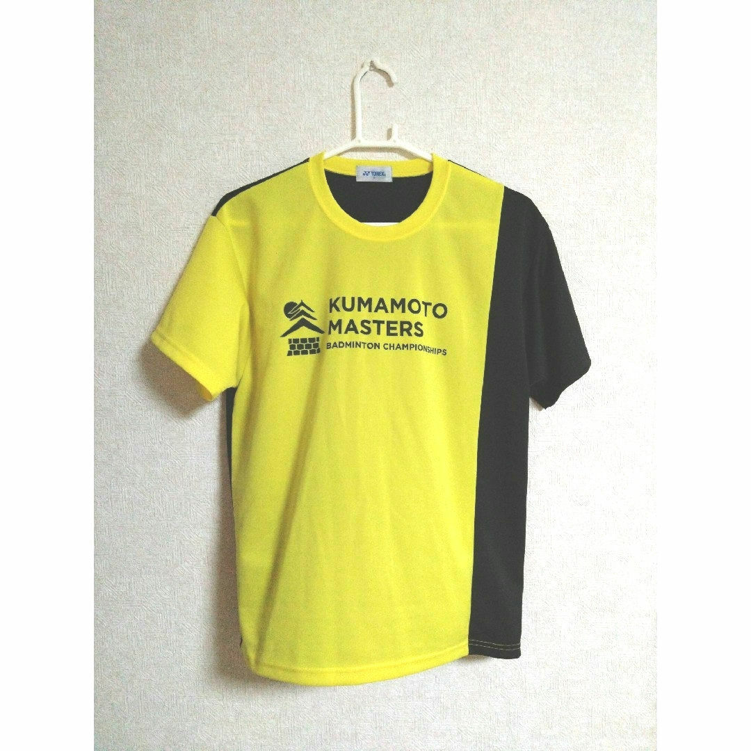 YONEX(ヨネックス)のヨネックス熊本マスターズ会場限定品イエローウェア スポーツ/アウトドアのスポーツ/アウトドア その他(バドミントン)の商品写真