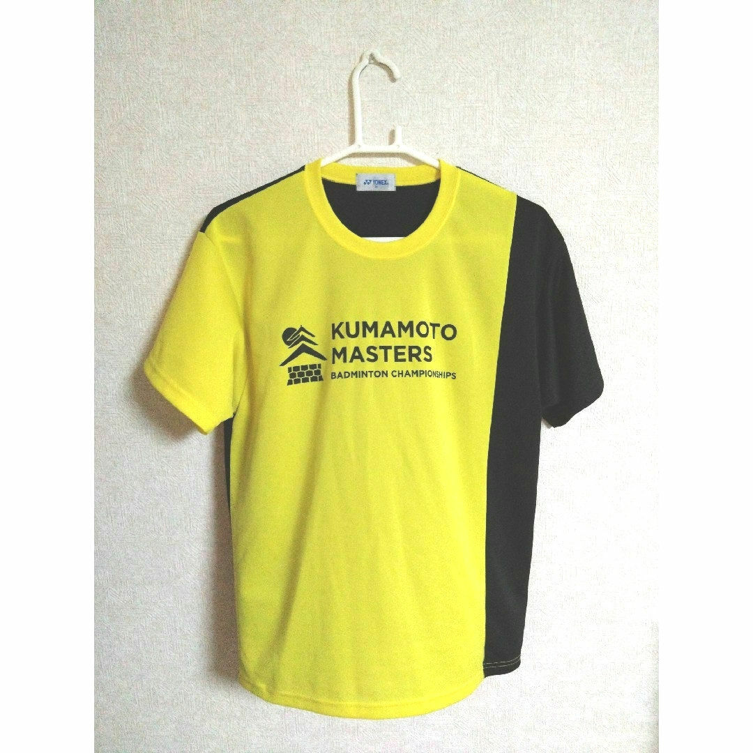 YONEX(ヨネックス)のヨネックス熊本マスターズ会場限定品イエローウェア スポーツ/アウトドアのスポーツ/アウトドア その他(バドミントン)の商品写真