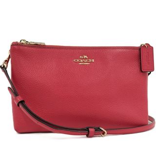 コーチ(COACH)のCOACH ショルダーバッグ Wポーチ レザー ピンク系 F38273(その他)