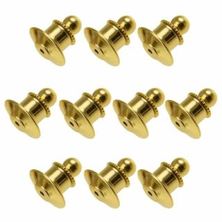 HappyHome ピンバッジ キャッチ 留め具 デラックス 丸型 クラッチ ア(その他)