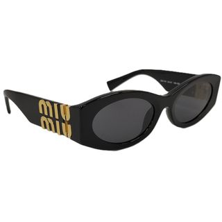 ミュウミュウ(MIU MIU)のMIU MIU サングラス ブラック SMU11W 1AB-5S0(サングラス/メガネ)