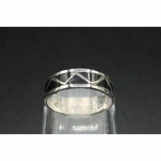 インディアンジュエリー(INDIAN JEWELRY)の未使用　16号　ズニ族　オニキス　インレイ　リング　指輪　インディアンジュエリー(リング(指輪))