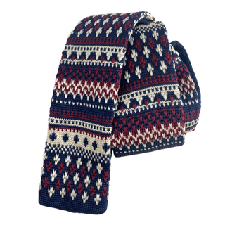 新品 メンズ オシャレ ネクタイ シンプル ネイビー(ネクタイ)