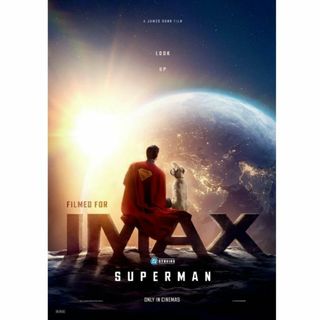 【非売品】映画 スーパーマン 入場者特典 IMAXポスター A3サイズ  1枚(ノベルティグッズ)