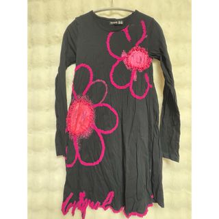Desigual 花柄 長袖ワンピース　13才〜14才