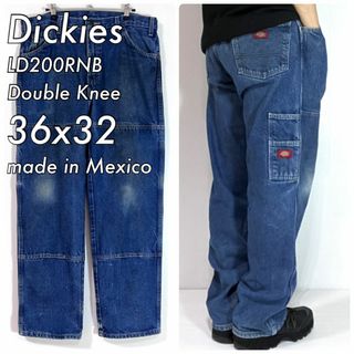 ディッキーズ(Dickies)の美色 Dickies ディッキーズ 36x32 ダブルニーデニムペインターパンツ(ペインターパンツ)