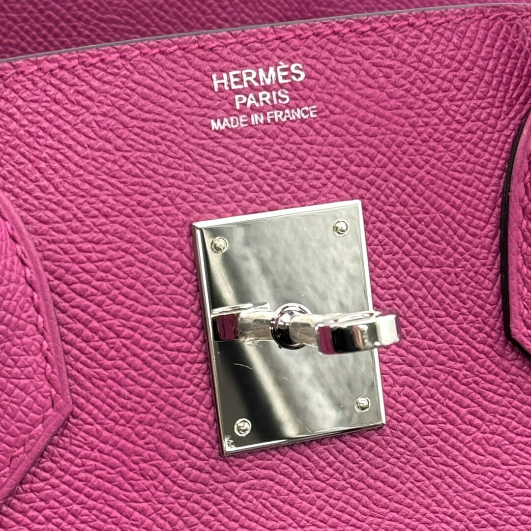 HERMES(エルメス)のエルメス HERMES バーキン30 バーキン 30 バッグ トートバッグ エプソン トスカ パープル ピンク 紫 シルバー金具 ヴォーエプソン レディースのバッグ(トートバッグ)の商品写真