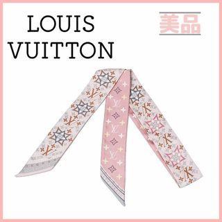 ルイヴィトン(LOUIS VUITTON)のルイヴィトン M77683 バンドーBB フラワーズ フォエバー ピンク系(バンダナ/スカーフ)