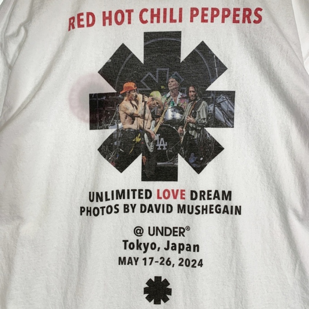Red Hot Chilli Peppers レッドホットチリペッパーズ UNDER R アンダーアール プリントTシャツ ホワイト ロンハーマン Size XL メンズのトップス(Tシャツ/カットソー(半袖/袖なし))の商品写真