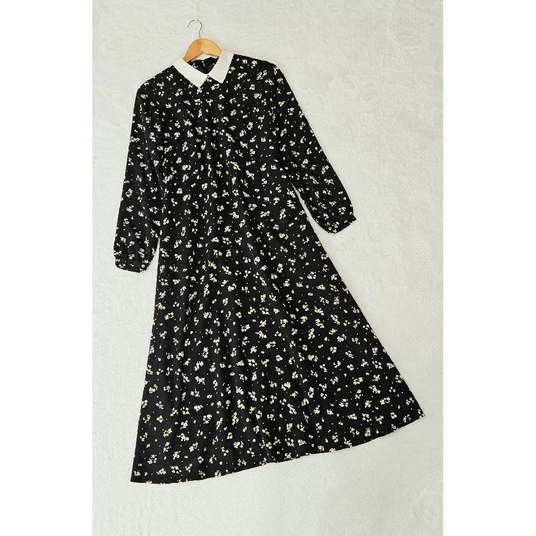 IENA(イエナ)の・イエナ　クレリックプリントワンピース レディースのワンピース(ロングワンピース/マキシワンピース)の商品写真