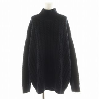 ミューズ ドゥーズィエム クラス 21AW ニット セーター 長袖 ウール 黒(ニット/セーター)
