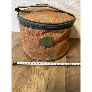 ETRO 筒形ポーチ ペイズリー柄 