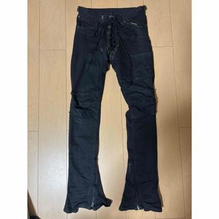 イフシックスワズナイン(IF SIX WAS NINE)の新品未使用 hyde 着用 ifsixwasnine レースアップパンツ 30(デニム/ジーンズ)
