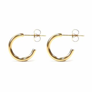 LUXSTAR フープピアス リング 太さ 2mm 両耳セット 金属アレルギー対(その他)