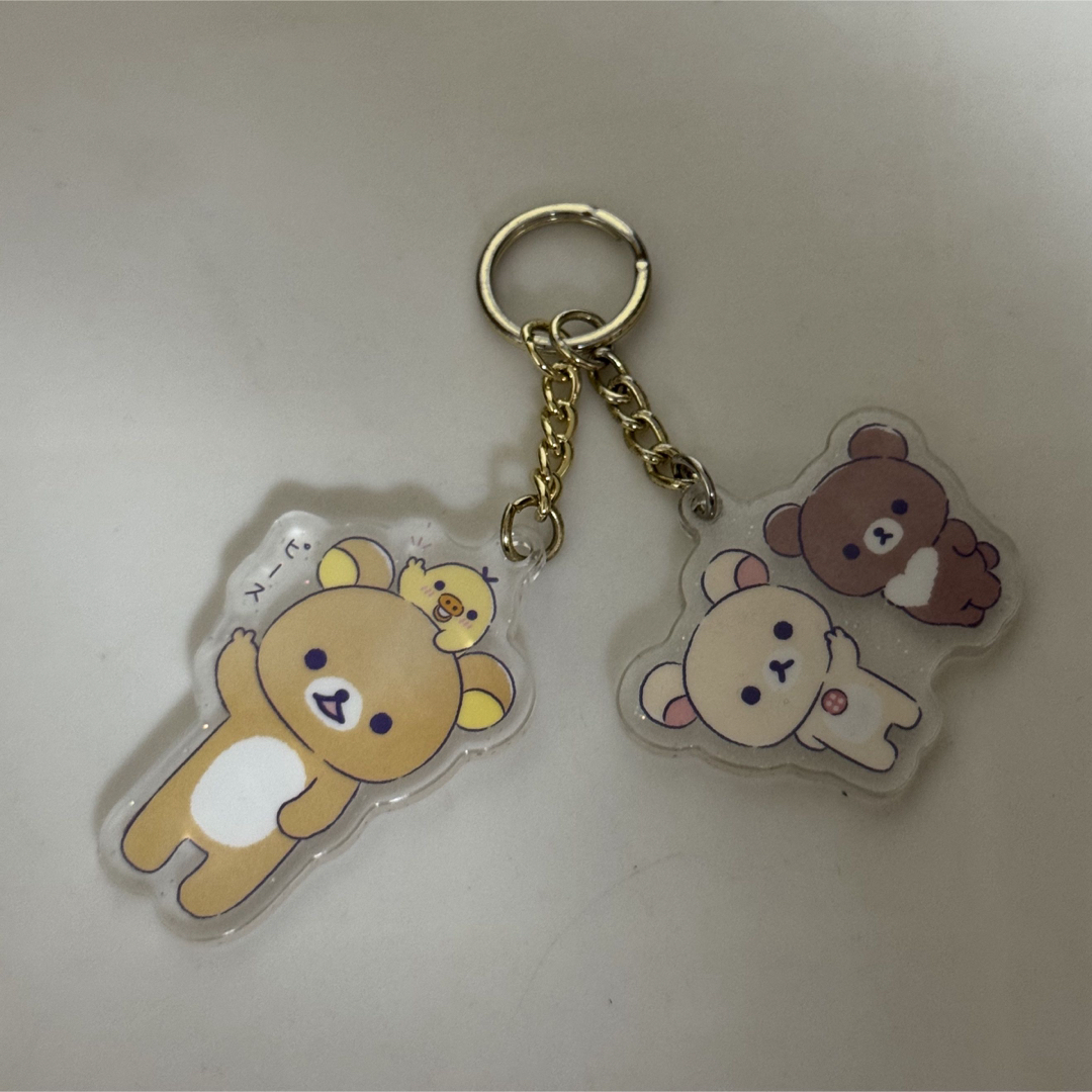 リラックマ キーホルダー エンタメ/ホビーのおもちゃ/ぬいぐるみ(キャラクターグッズ)の商品写真