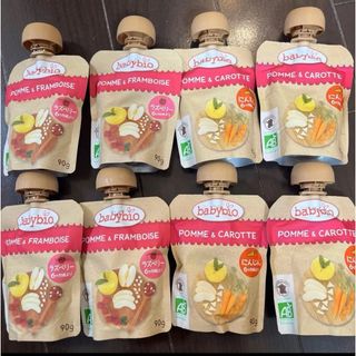 オーガニック離乳食スムージー8個　ベビービオ