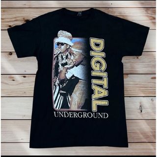 [即購入OK]古着 2pac DIGITAL Men's Tシャツ Sサイズ 