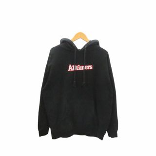 ALLTIMERS LOGO HOODIE BLACK サイズL 