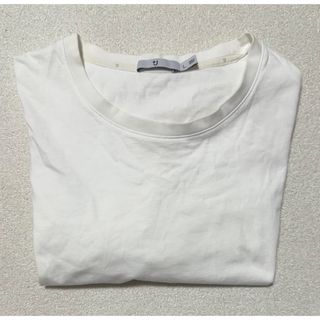 ユニクロ　+J メンズ　Tシャツ(半袖)　Lサイズ　ホワイト