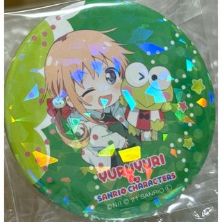 ゆるゆり　サンリオキャラクターズ ホログラム缶バッジ　歳納京子