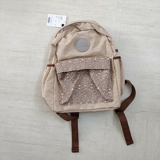 新品☆pairmanon ペアマノン ベージュ レオパード柄リュック バックパッ