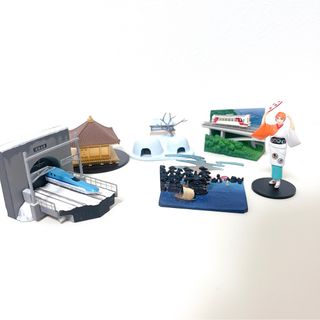 みちのくフィギュアみやげ　全6種 まとめ売り　ミニチュア　三陸鉄道　新幹線