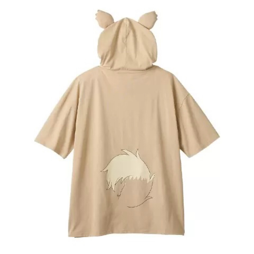 ゆるキャン△ SEASON3 パーカー　チクワ　なりきり　アベイル　半袖　L メンズのトップス(パーカー)の商品写真