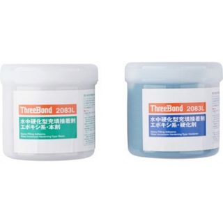 スリーボンド 水中硬化補修用接着剤(主剤+硬化剤セット)(メンテナンス用品)