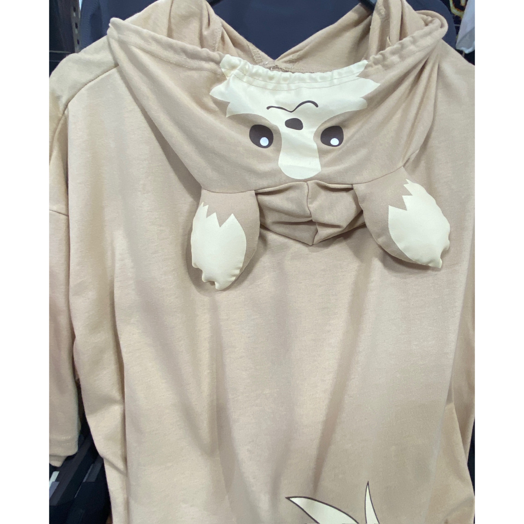 ゆるキャン△ SEASON3 パーカー　チクワ　なりきり　アベイル　半袖　M メンズのトップス(パーカー)の商品写真