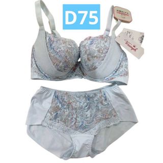 トリンプ(Triumph)の新品未使用　Trimph 天使のブラ スリムライン　セット トリンプ　D75(ブラ&ショーツセット)