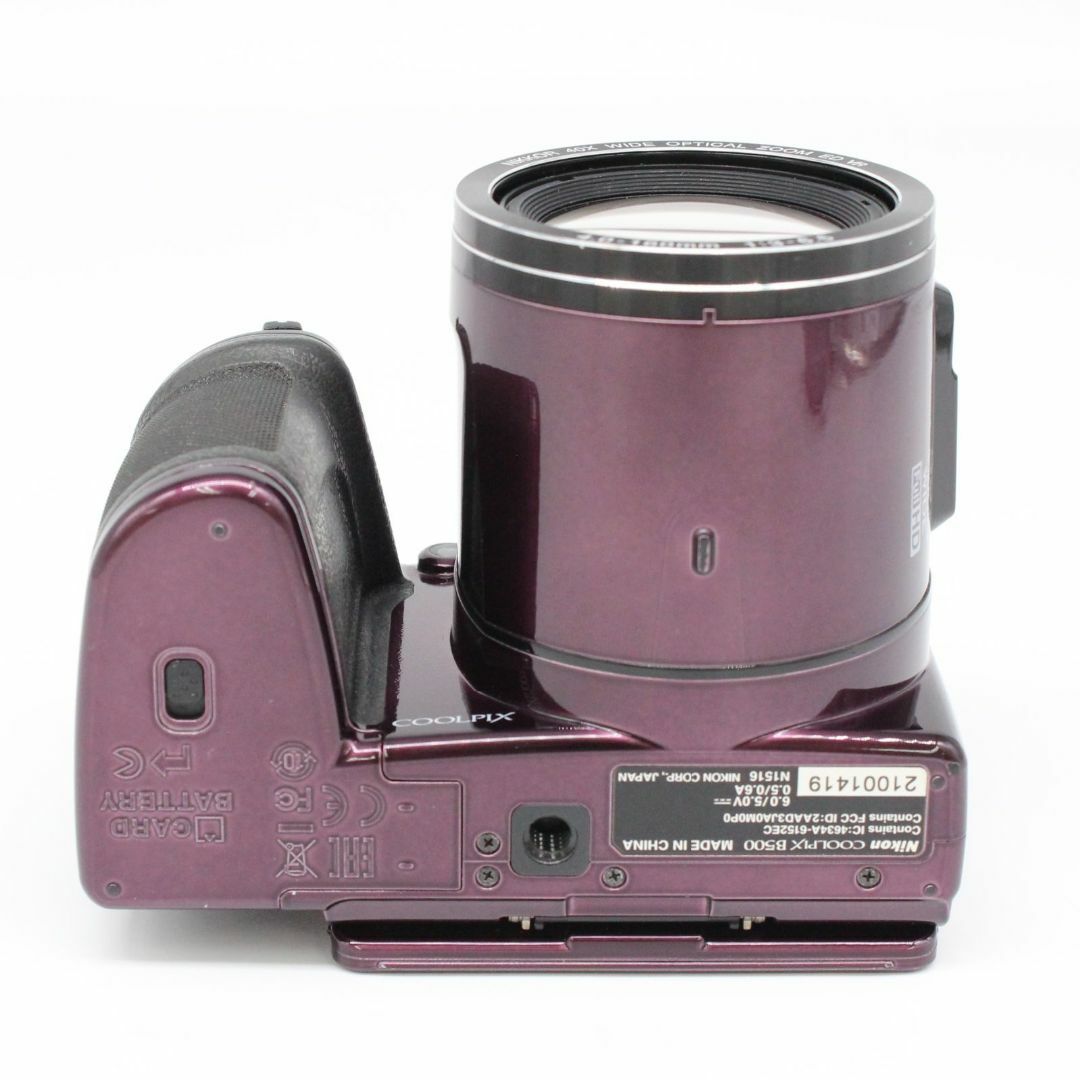 Nikon(ニコン)のNikon COOLPIX B500 ボディ プラム スマホ/家電/カメラのカメラ(コンパクトデジタルカメラ)の商品写真