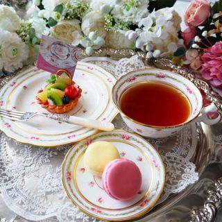 ロイヤルドルトン(Royal Doulton)の英国Cauldon × 米Burley＆co　コウルドン　プレート　F4(食器)