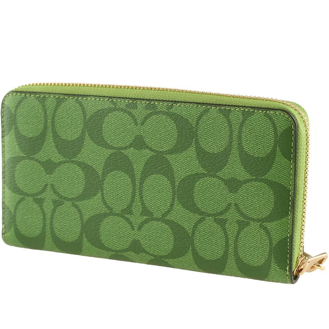 COACH レディース用長財布 コーチ新品財布 グリーン COACH - ✨新品✨COACHレディース 長財布 グリーン系 [並行輸入