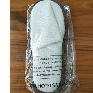 アパホテル　アメニティ　使い捨てスリッパ　10足(旅行用品)