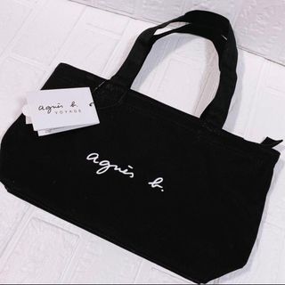 アニエスベー★ファスナー付きコットントートバック(トートバッグ)