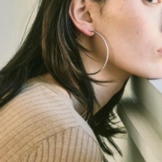 トゥデイフル(TODAYFUL)のTODAYFUL Thin Hoop Pierce シンフープピアス(ピアス)