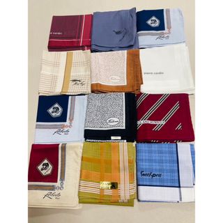 メンズファッション　ブランド　ハンカチ　新品　美品　まとめ売り(ハンカチ)