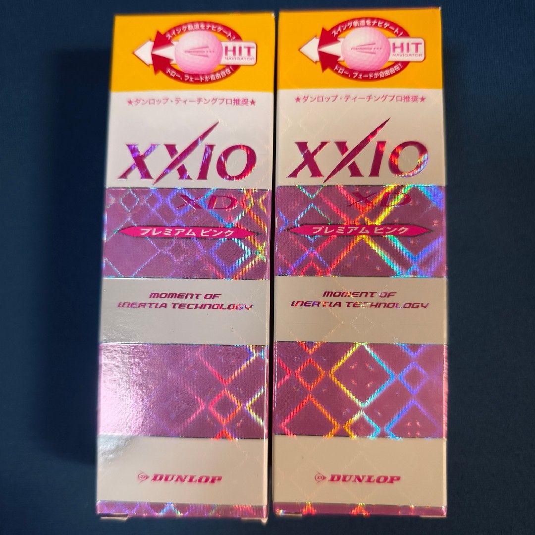 XXIO(ゼクシオ)のダンロップ ／ ゼクシオ XD プレミアムピンク 2スリーブ（6球）新品未使用品 スポーツ/アウトドアのゴルフ(その他)の商品写真