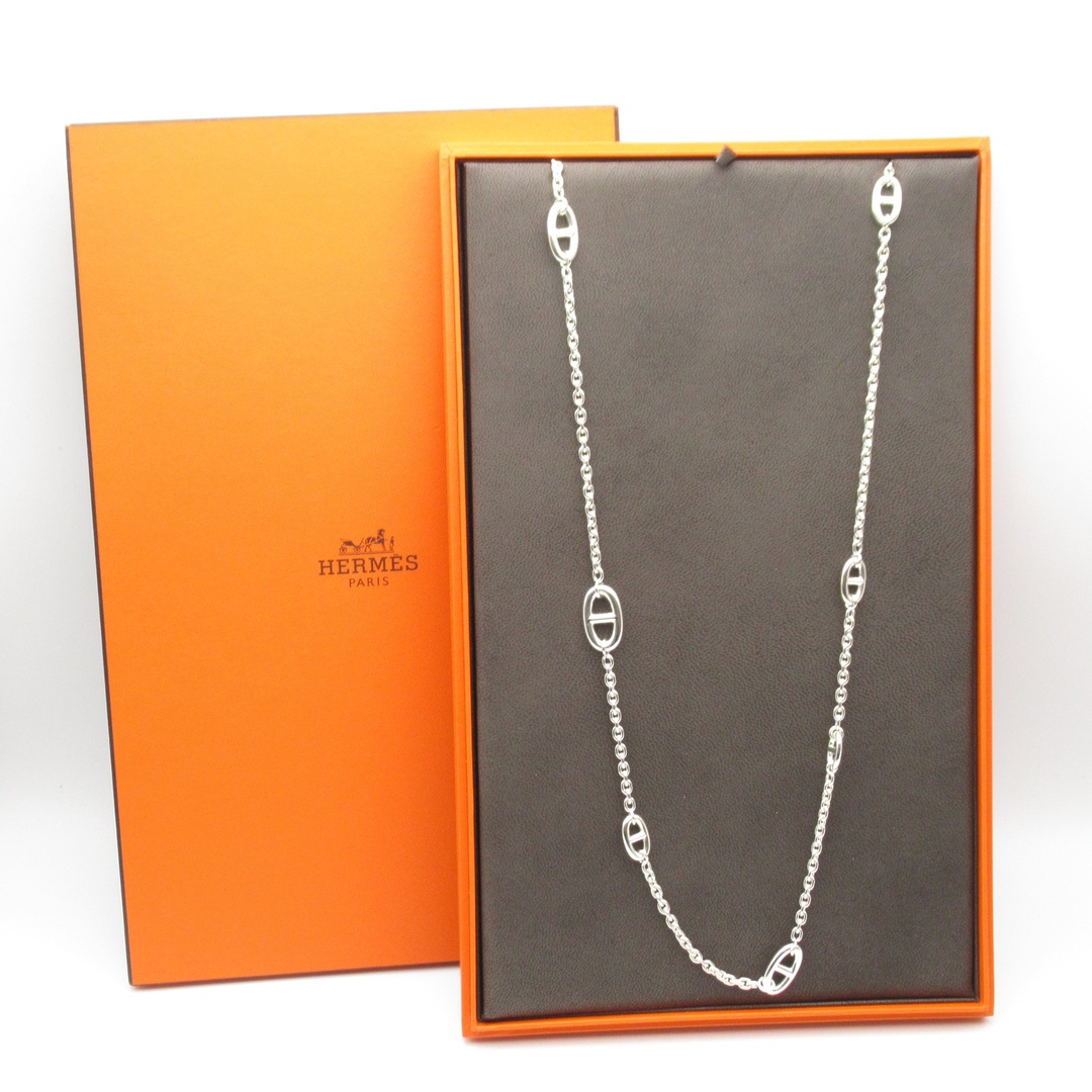 ロングネックレス♪【HERMES】シェーヌダンクルアンシェネGM HERMES - エルメス HERMES シェーヌダンクルファランドール