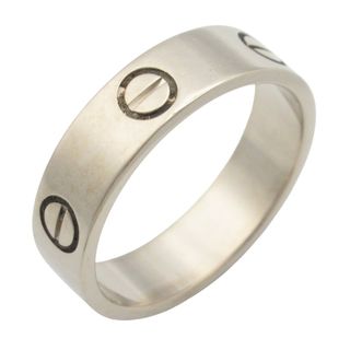 カルティエ(Cartier)のカルティエ CARTIER ラブリング リング・指輪 ジュエリー K18WG（ホワイトゴールド） メンズ レディース シルバー系 【中古】(リング(指輪))