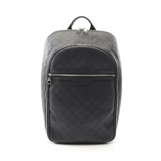 ルイヴィトン(LOUIS VUITTON)のルイ・ヴィトン LOUIS VUITTON ニュー バックパック リュックサック バックパック バッグ レザー ダミエ・アンフィニ メンズ ブラック系 N45287 【中古】(バッグパック/リュック)