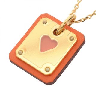 エルメス(HERMES)のエルメス HERMES アスドゥクール PM ネックレス ジュエリー GP（ゴールドメッキ） ヴォースイフト ヴォースイフト ゴールド U刻印（2022年製造） レディース ゴールド系 / オレンジ系 【中古】(ネックレス)