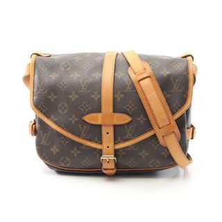 ルイヴィトン(LOUIS VUITTON)のルイ・ヴィトン LOUIS VUITTON ソミュール30 ショルダーバッグ バッグ PVCコーティングキャンバス レザー モノグラム レディース ブラウン系 M42256 【中古】(ショルダーバッグ)